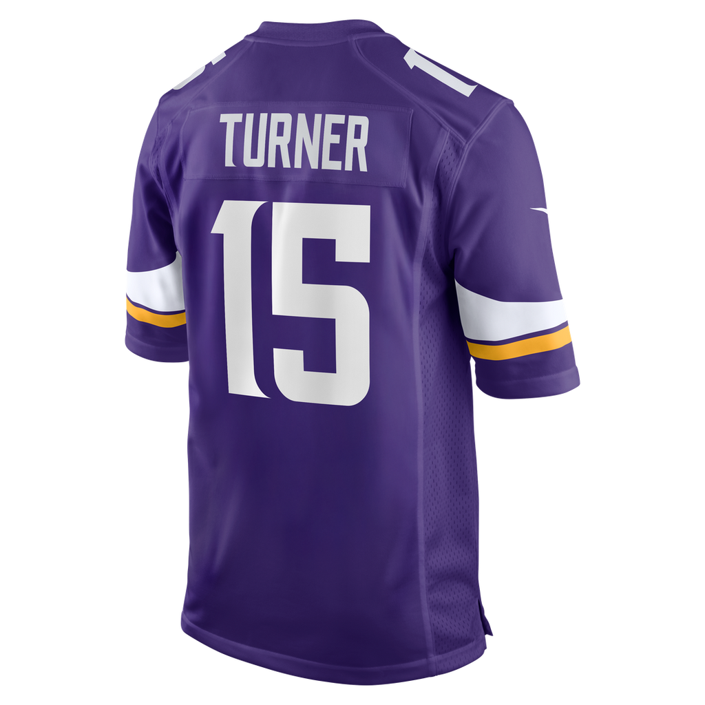 Men's Minnesota Vikings Dallas Turner Nike  Purple  Game Jersey