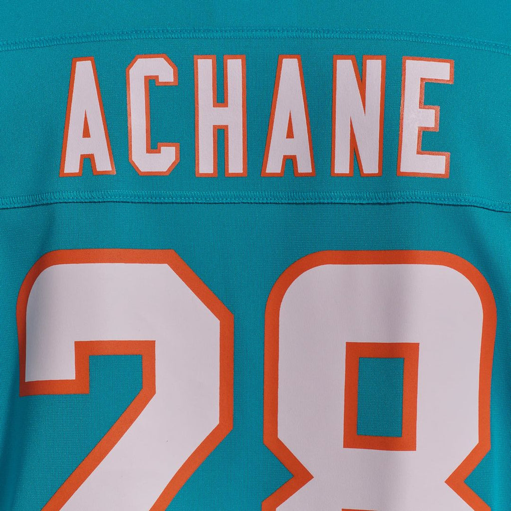 Men's Miami Dolphins De’Von Achane Nike Aqua Player Game Jersey