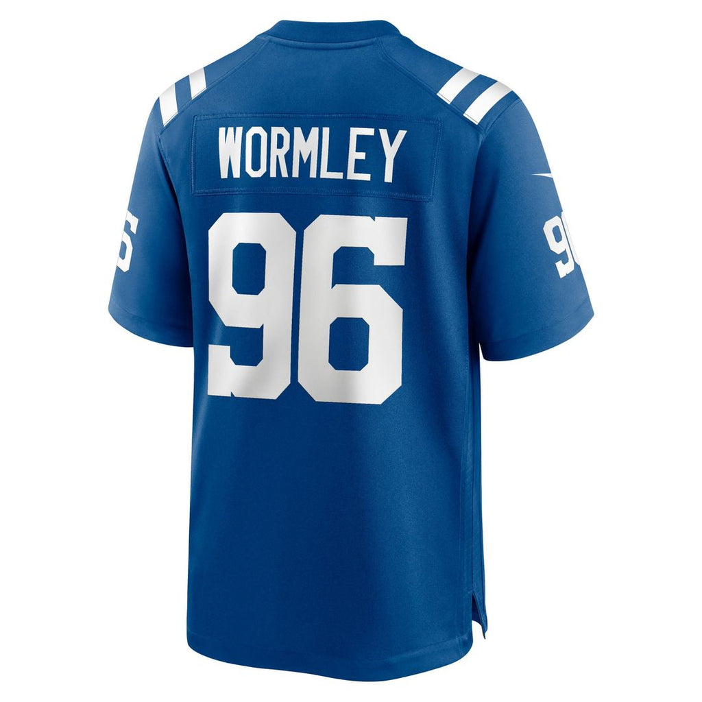 Men's Indianapolis Colts Chris Wormley Nike  Royal Team Game Jersey