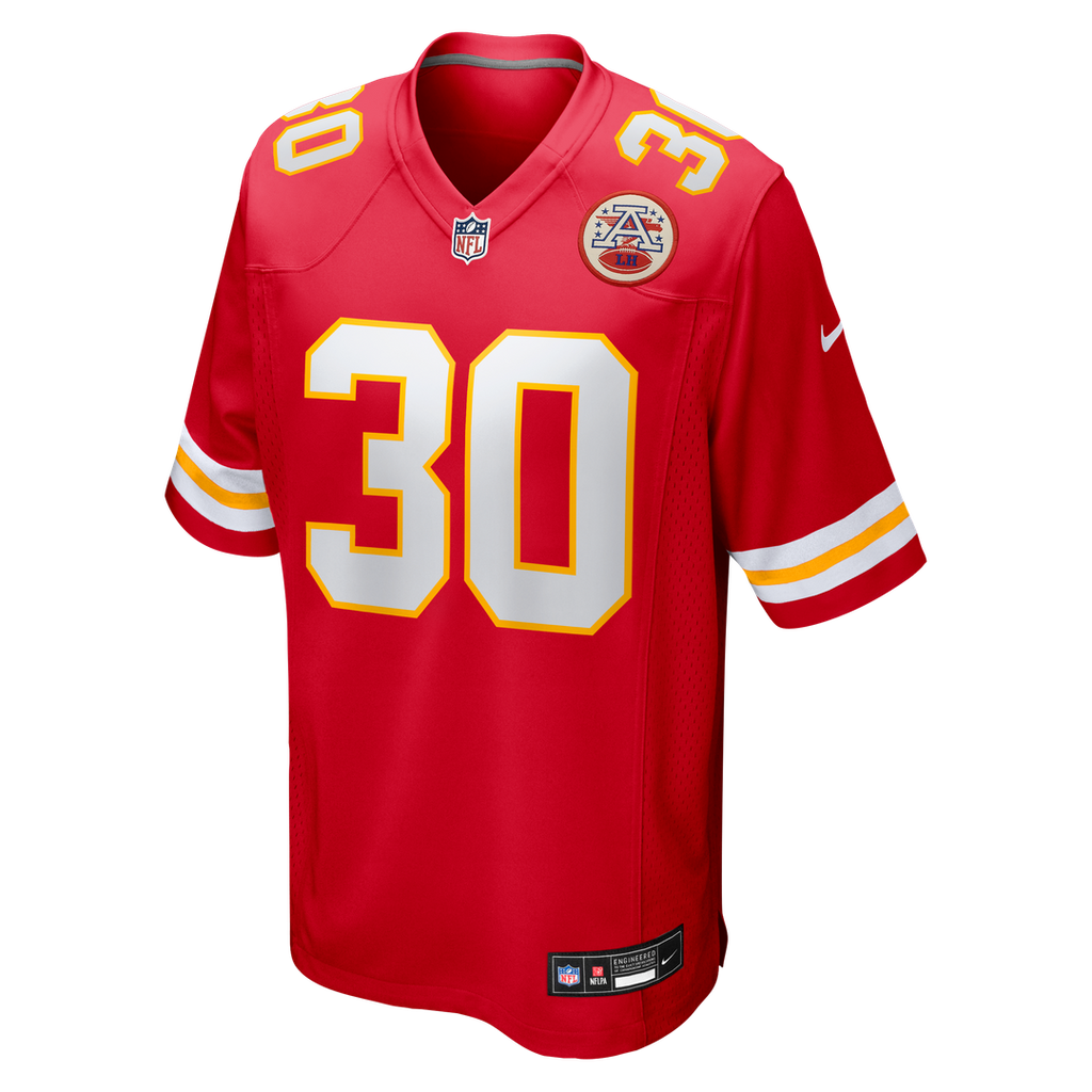 Men's Kansas City Chiefs Chris Roland-Wallace Nike  Red  Game Jersey