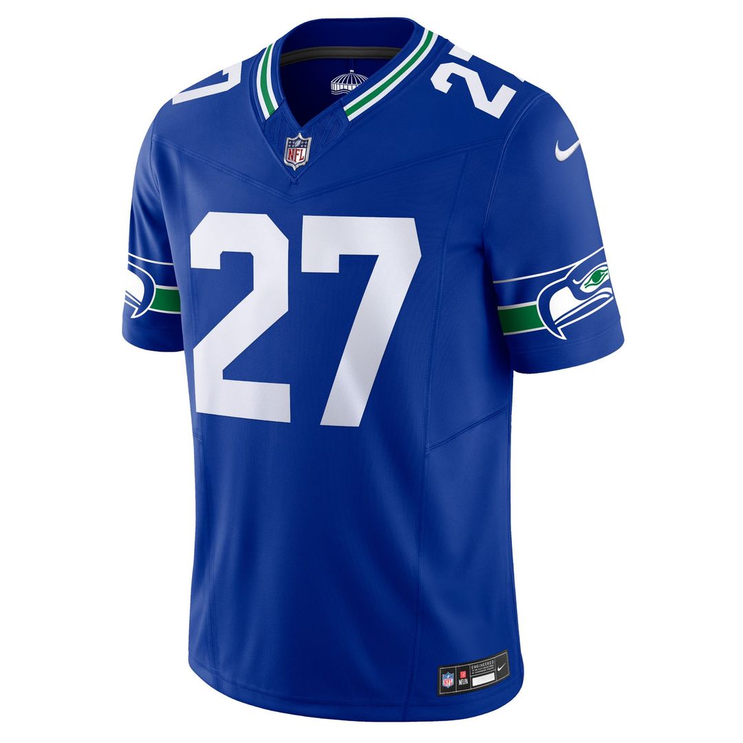 Men's Seattle Seahawks Tariq Woolen Nike Royal Alternate Vapor F.U.S.E. Limited Jersey