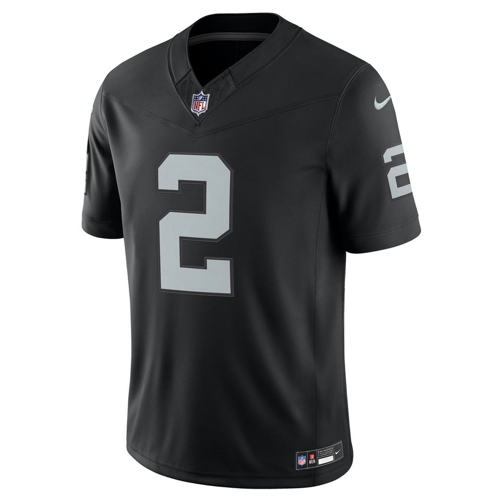 Men's Las Vegas Raiders Ashton Jeanty Nike Black Team Vapor F.U.S.E. Stitched Limited Jersey
