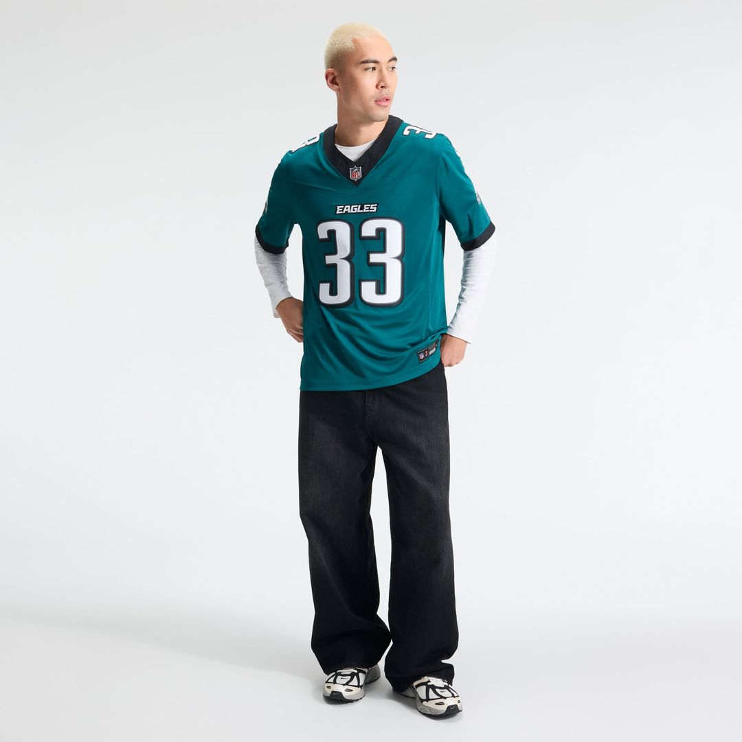 Men's Philadelphia Eagles Cooper DeJean Nike Black Alternate Vapor F.U.S.E. Stitched Limited Jersey