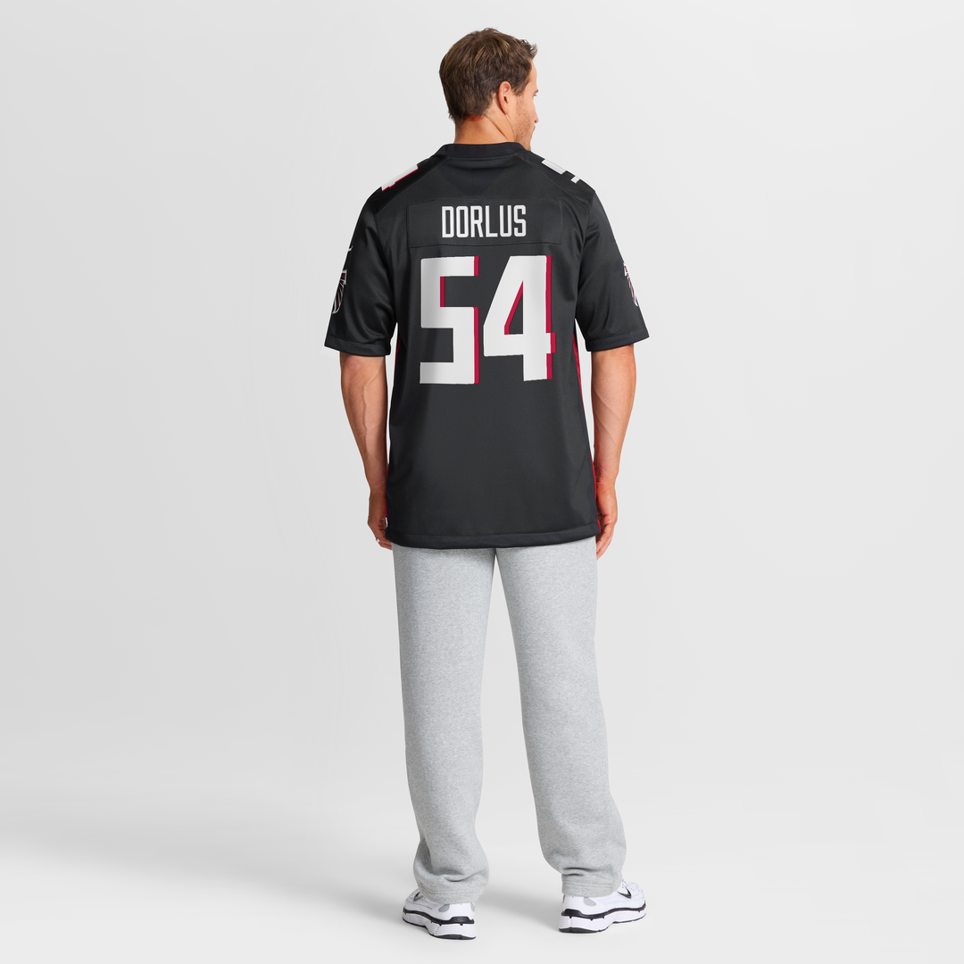 Men's Atlanta Falcons Brandon Dorlus Nike  Black Team Game Jersey