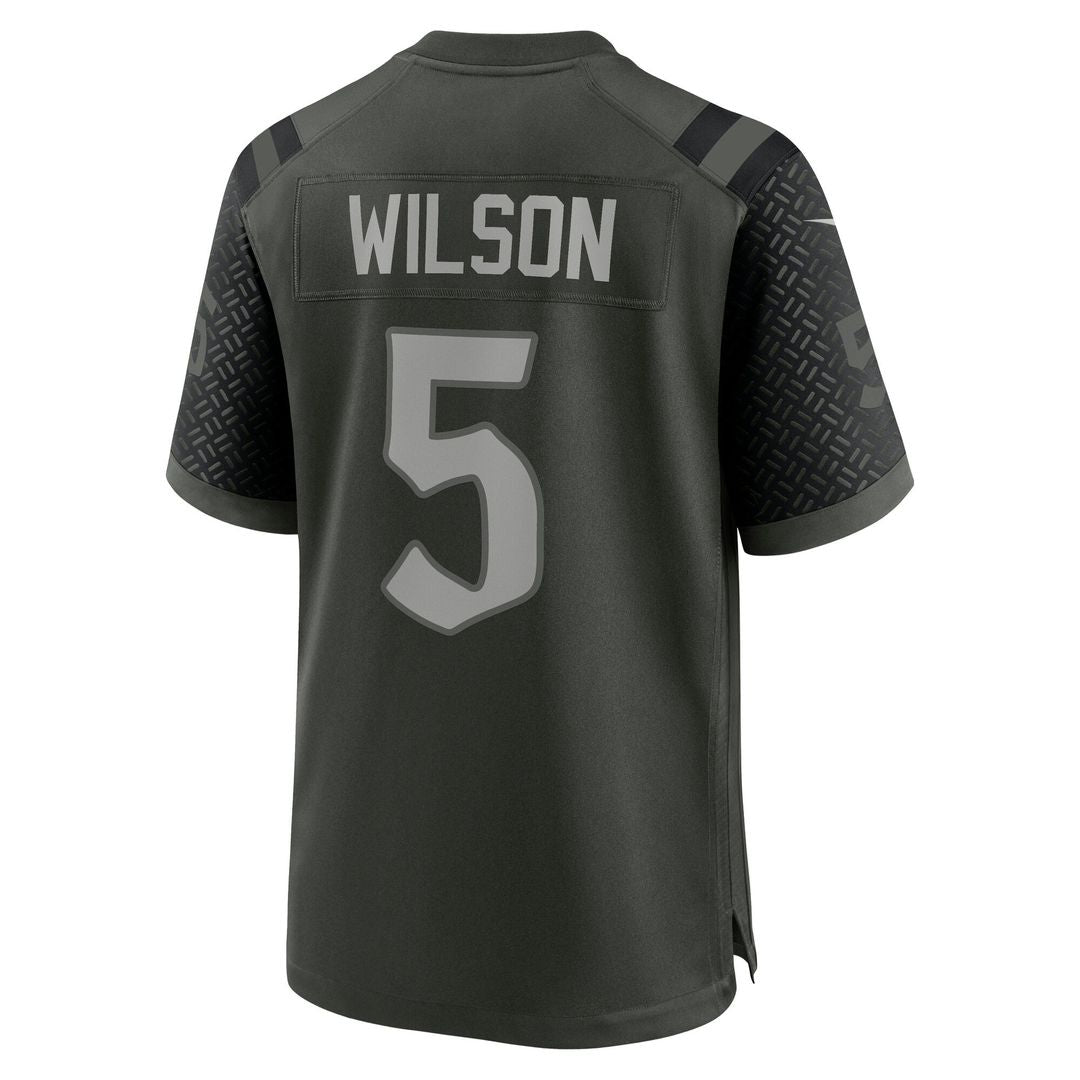 Men's New York Jets Garrett Wilson Nike Green Rivalries Collection Game Jersey