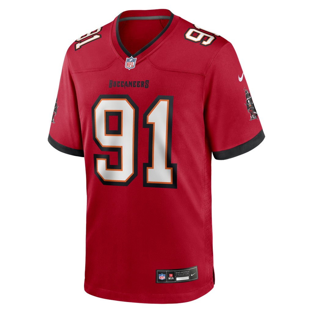 Men's Tampa Bay Buccaneers A'Shawn Robinson Nike Red Team Game Jersey