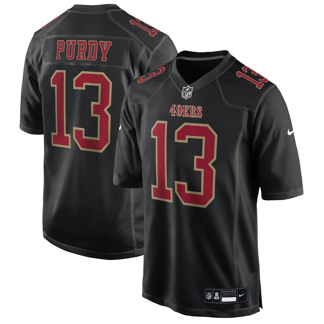 Men's San Francisco 49ers Brock Purdy Nike Tundra White Fashion Game Jersey