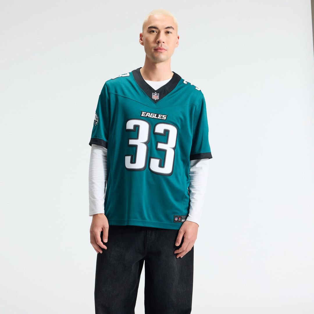 Men's Philadelphia Eagles Cooper DeJean Nike Midnight Green Team Vapor F.U.S.E. Stitched Limited Jersey