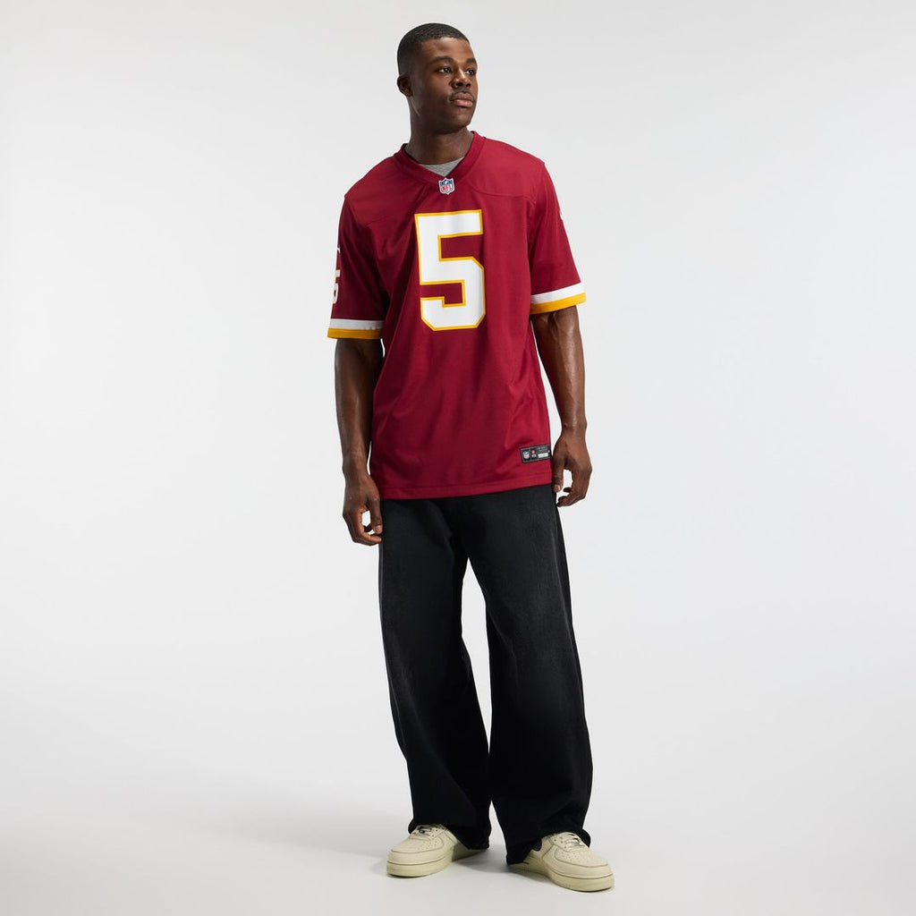 Hail Raiser Men's Washington Commanders Jayden Daniels Nike Black Alternate Game Jersey