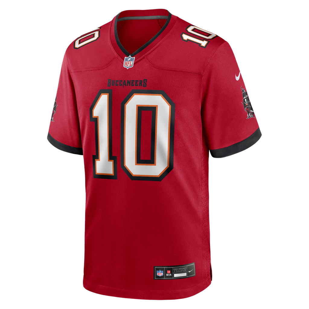 Men's Tampa Bay Buccaneers Trey Palmer Nike  Red  Game Jersey