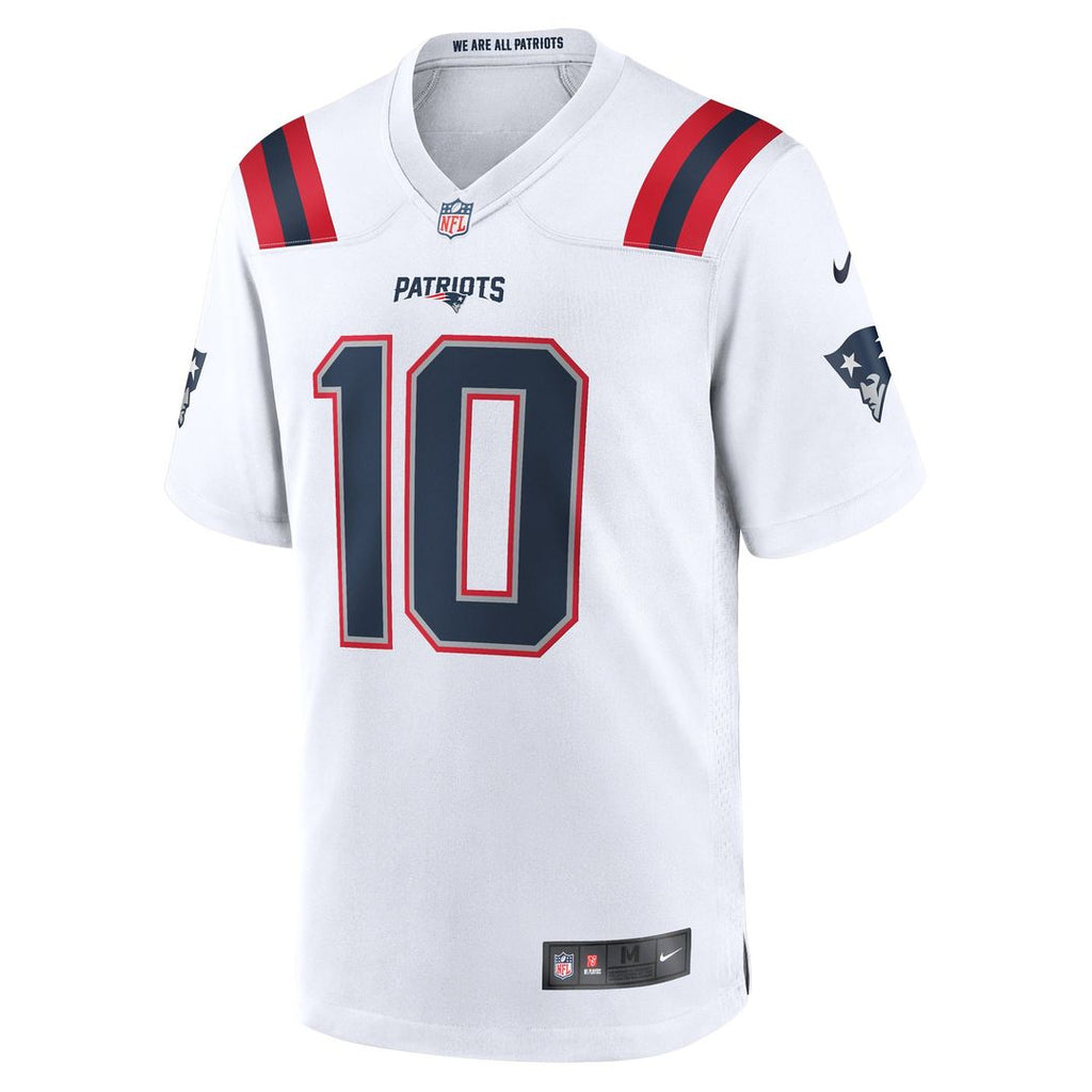 Men's New England Patriots Drake Maye Nike Navy  Player Game Jersey