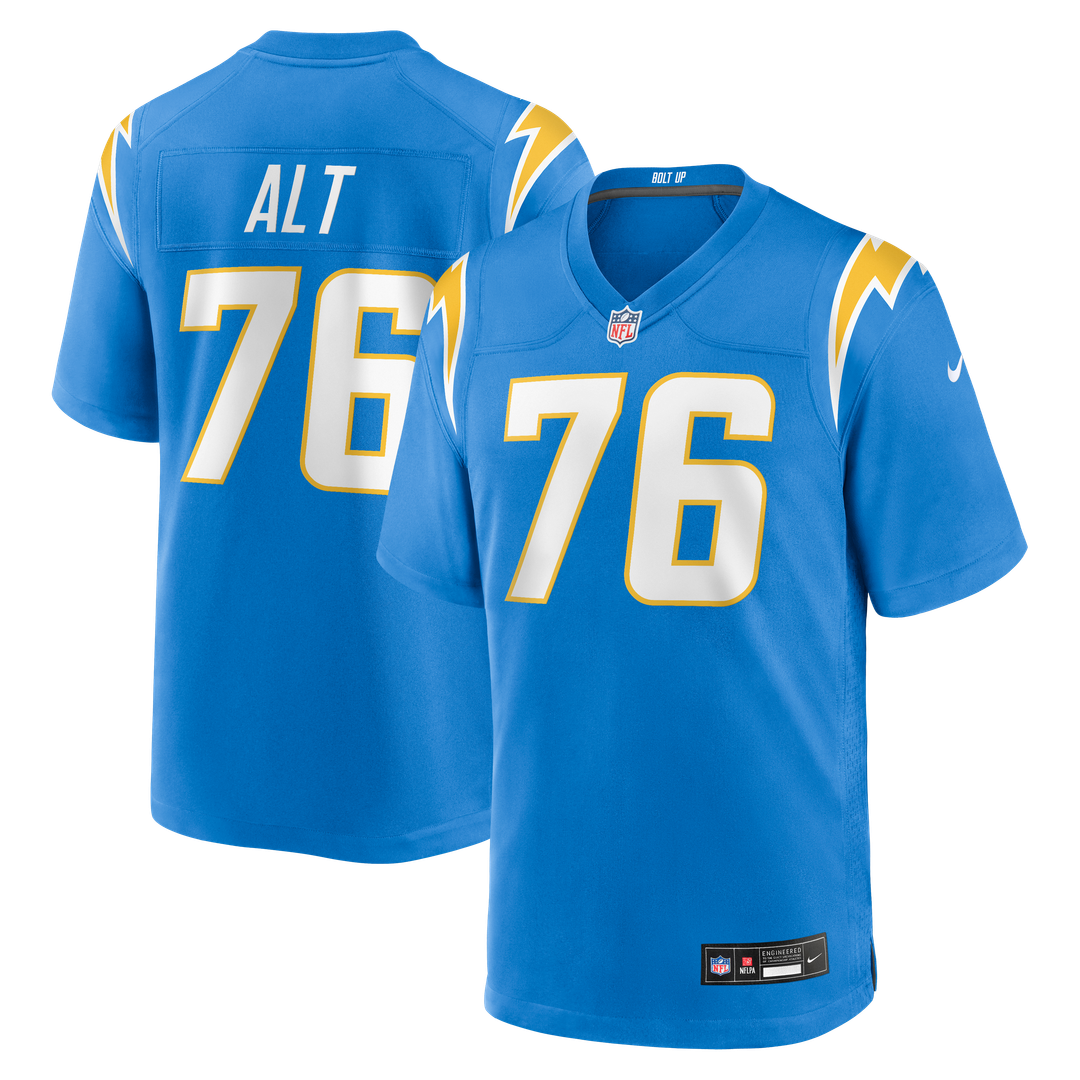 Men's Los Angeles Chargers Joe Alt Nike Navy Alternate Super Chargers Game Player Jersey