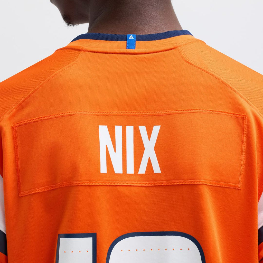 Men's Denver Broncos Bo Nix Nike Orange  Player Game Jersey