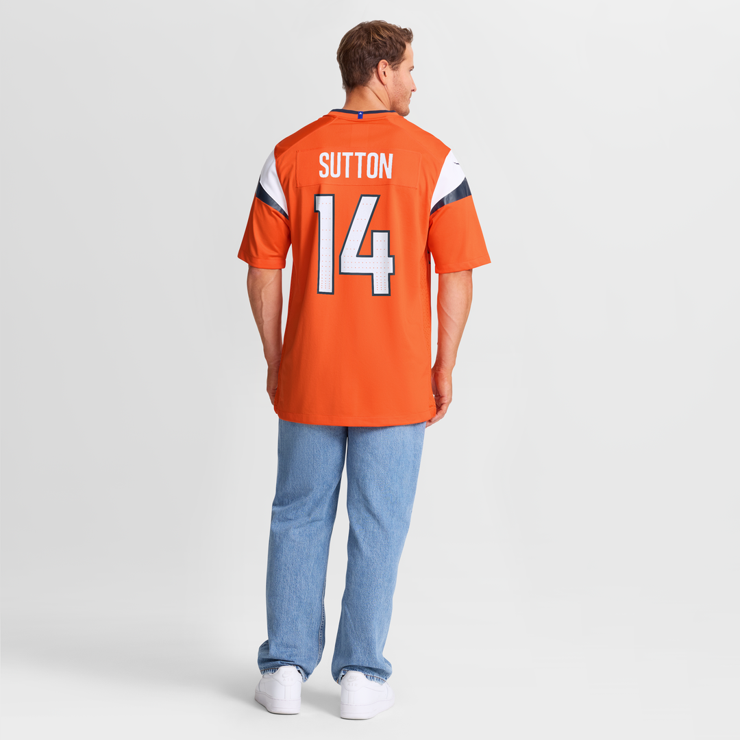 Men's Denver Broncos Courtland Sutton Nike Orange Mile High Collection Game Jersey