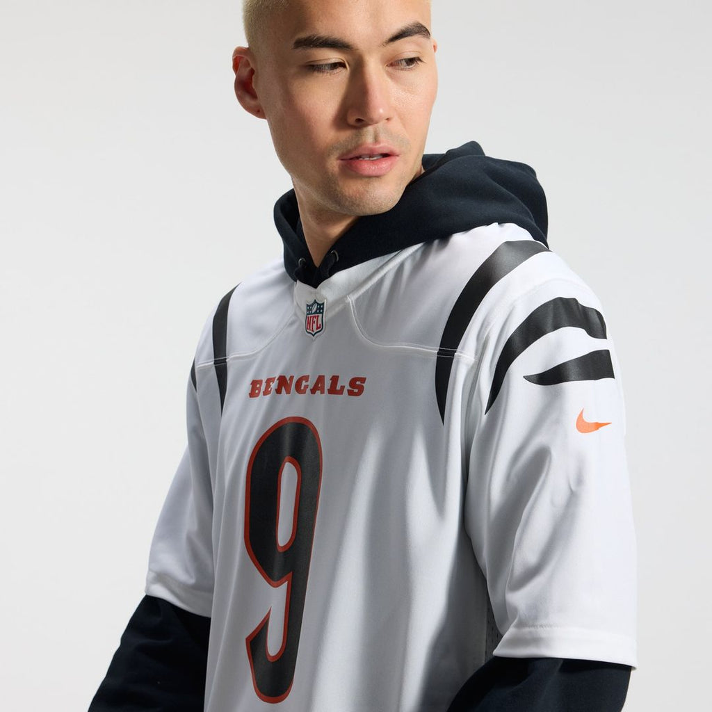 Men's Cincinnati Bengals Joe Burrow Nike White Game Jersey