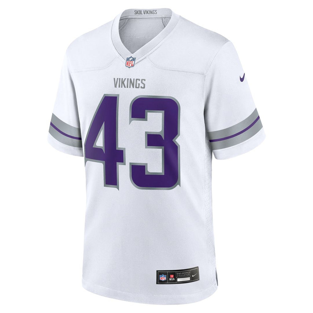 Men's Minnesota Vikings Andrew Van Ginkel Nike  Purple Team Game Jersey