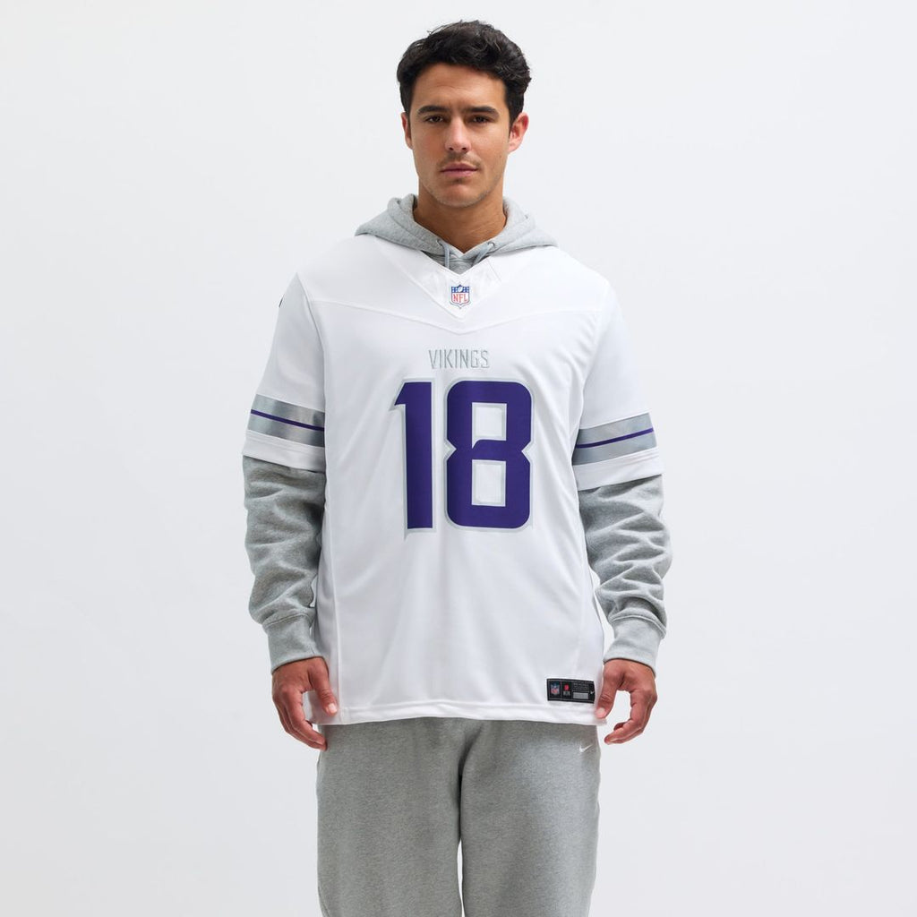 Men's Minnesota Vikings Justin Jefferson Nike White Alternate Vapor F.U.S.E. Limited Jersey