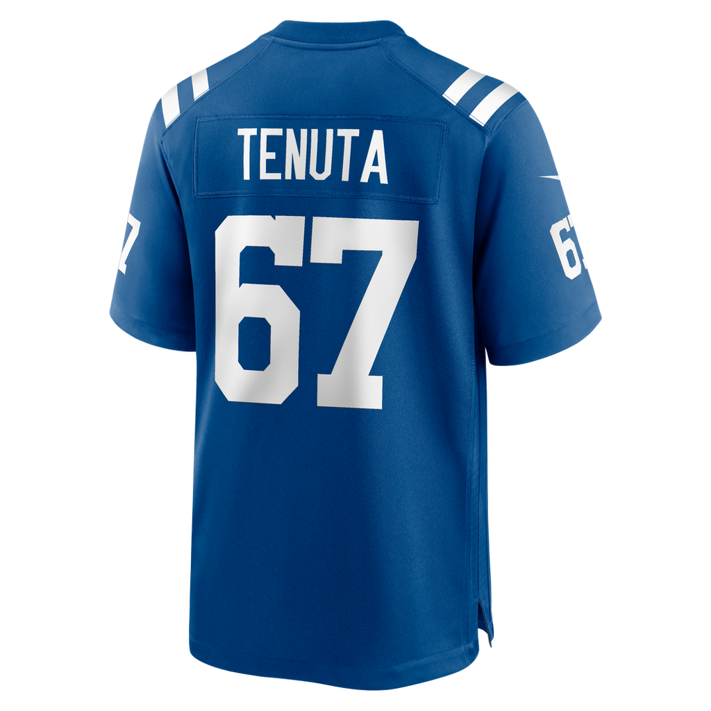 Men's Indianapolis Colts Luke Tenuta Nike  Royal Team Game Jersey