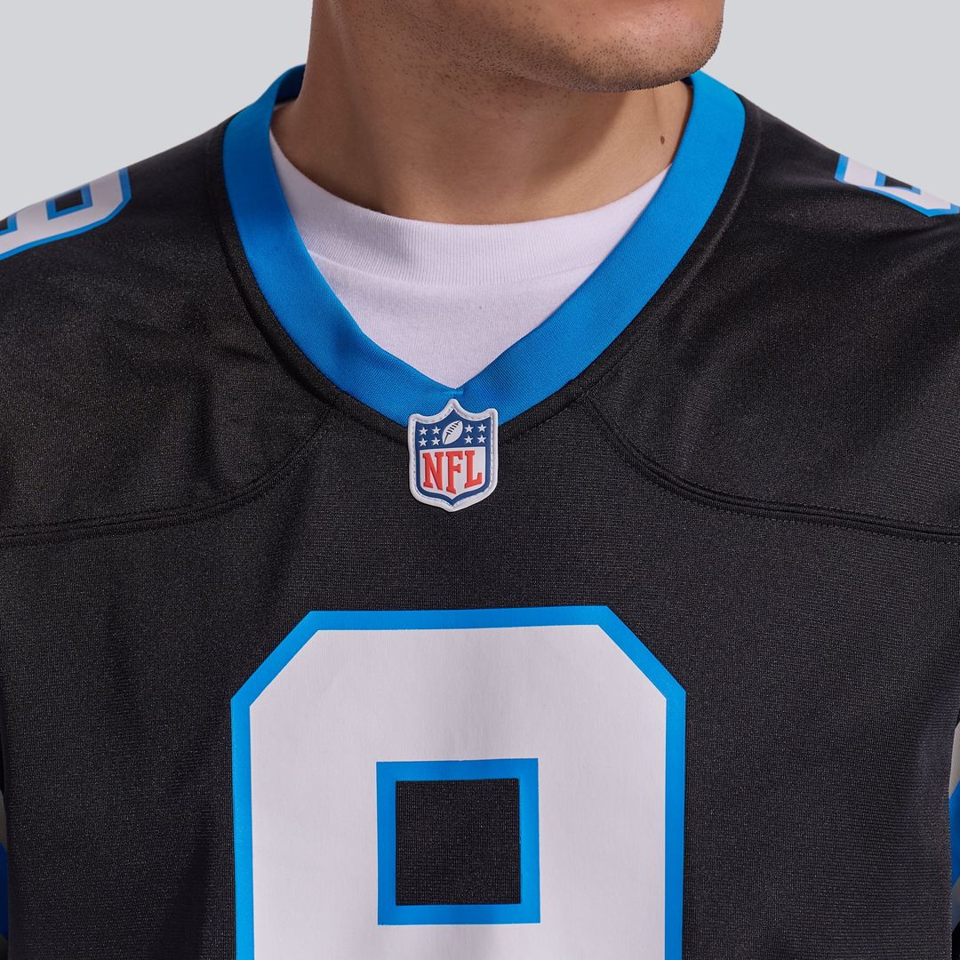 Men's Carolina Panthers Bryce Young Nike Black Team Game Jersey