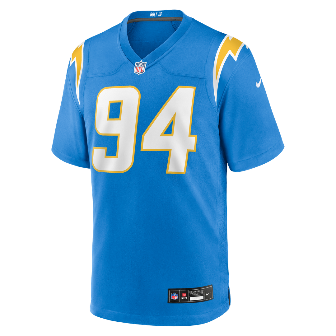 Men's Los Angeles Chargers Dalvin Tomlinson Nike  Powder Blue Team Game Jersey