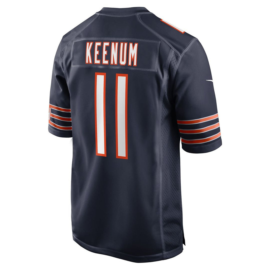 Men's Chicago Bears Case Keenum Nike  Navy Team Game Jersey