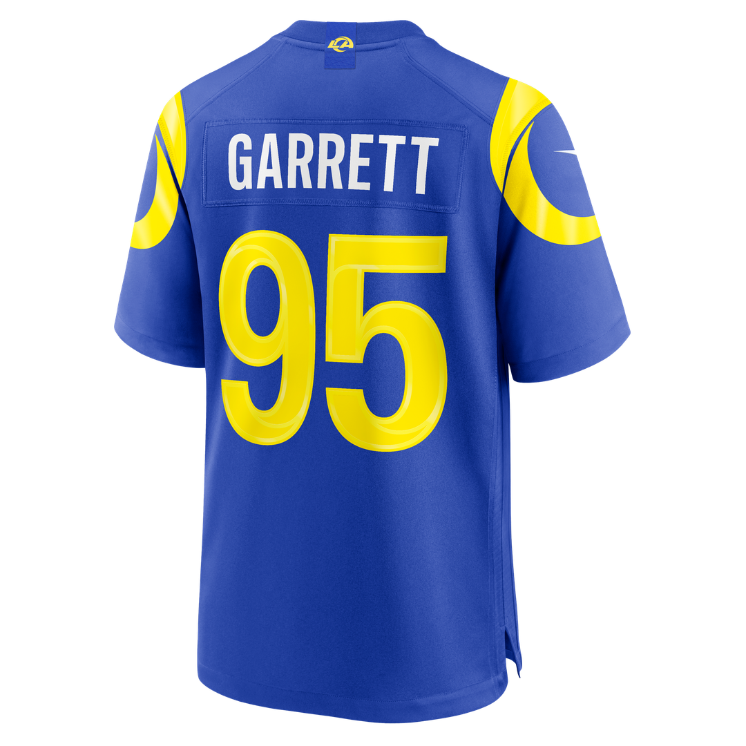 Men's Los Angeles Rams Myles Garrett Nike Royal Men's Nike Game Jersey
