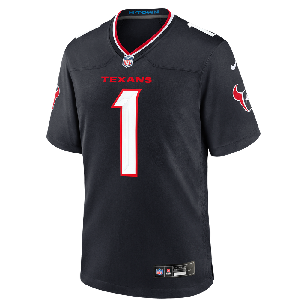 Men's Houston Texans Tank Dell Nike Navy Team Game Jersey