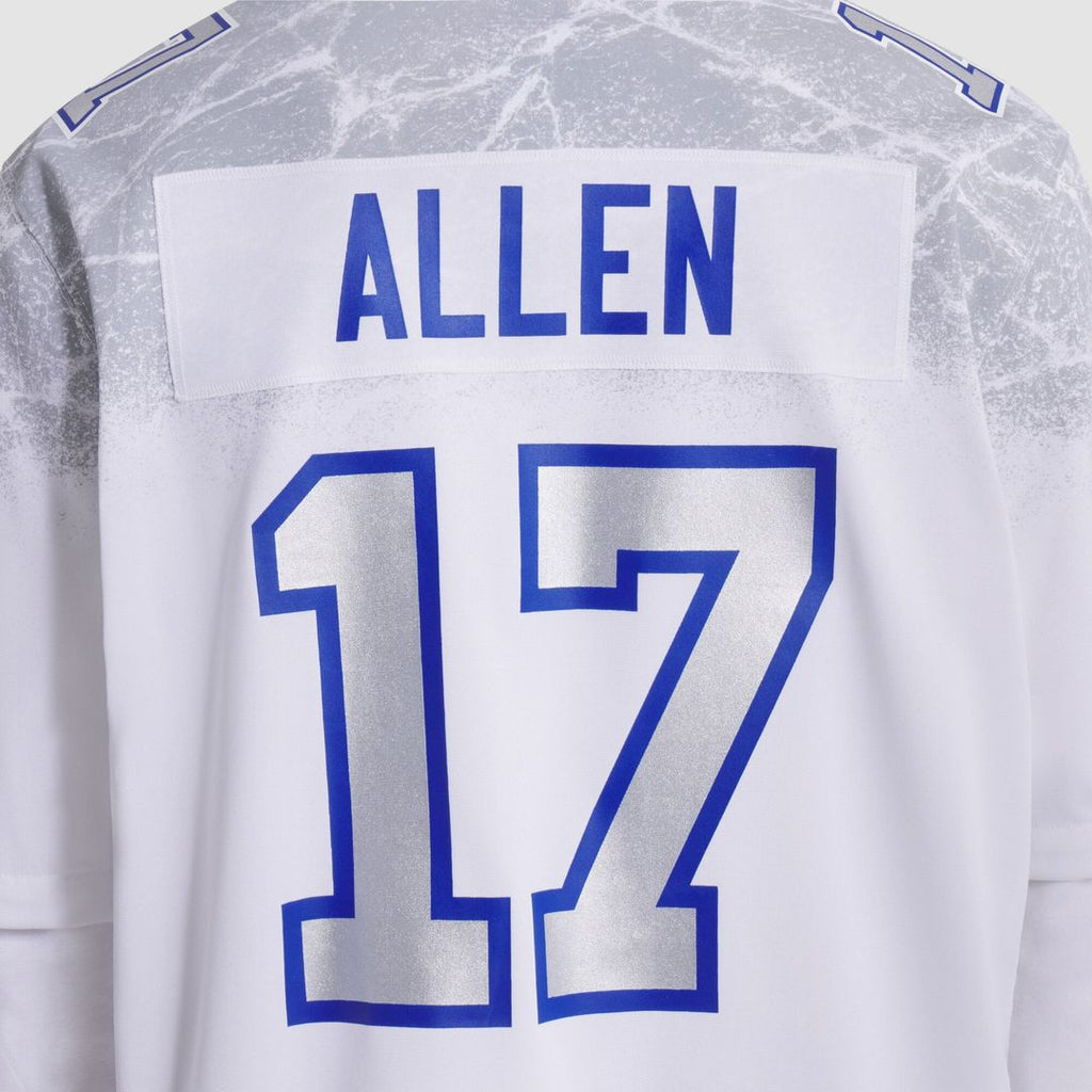 Men's Buffalo Bills Josh Allen Nike White Rivalries Collection Game Jersey