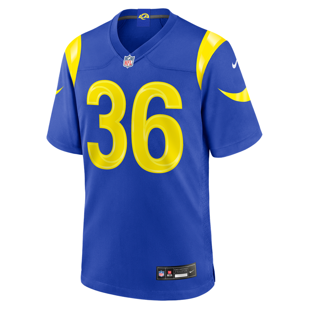 Men's Los Angeles Rams Alex Johnson Nike Royal Team Game Jersey