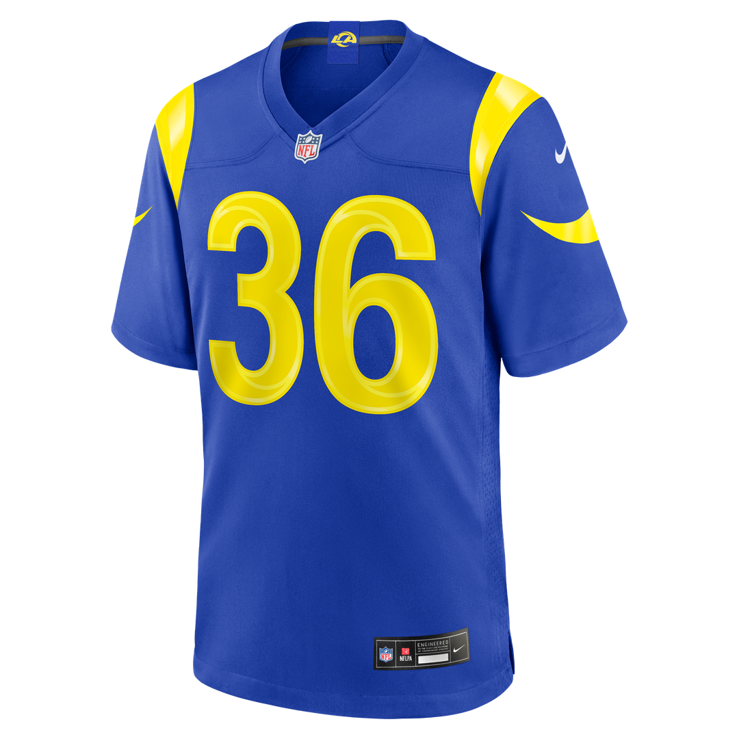 Men's Los Angeles Rams Alex Johnson Nike Royal Team Game Jersey