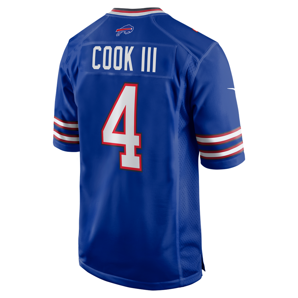 Men's Buffalo Bills James Cook III Nike  Royal Team Game Jersey