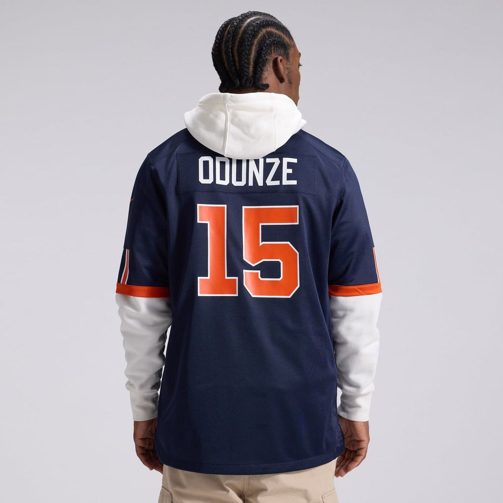 Men's Chicago Bears Rome Odunze Nike Navy 2026 Rivalries Collection Game Jersey