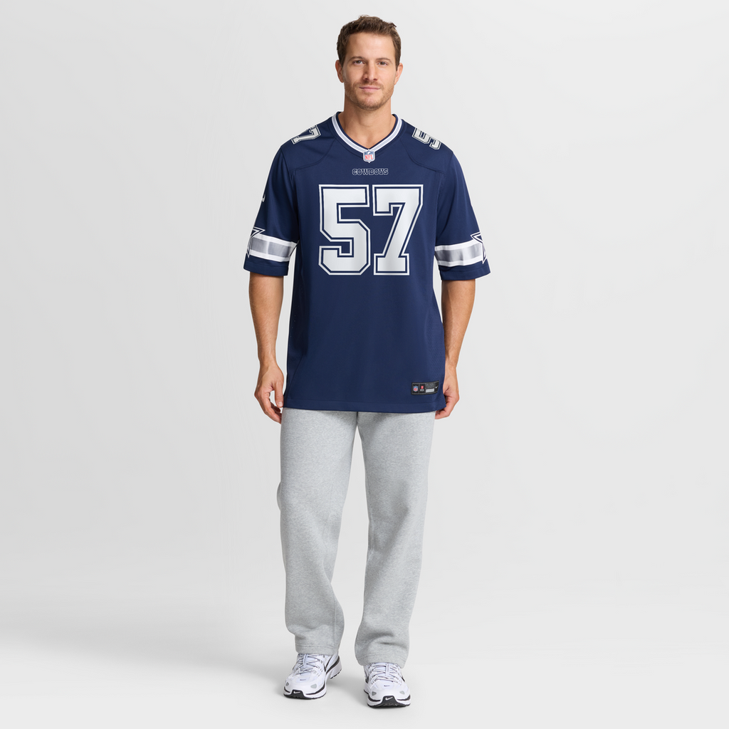 Men's Dallas Cowboys Malachi Lawrence Nike White Game Jersey