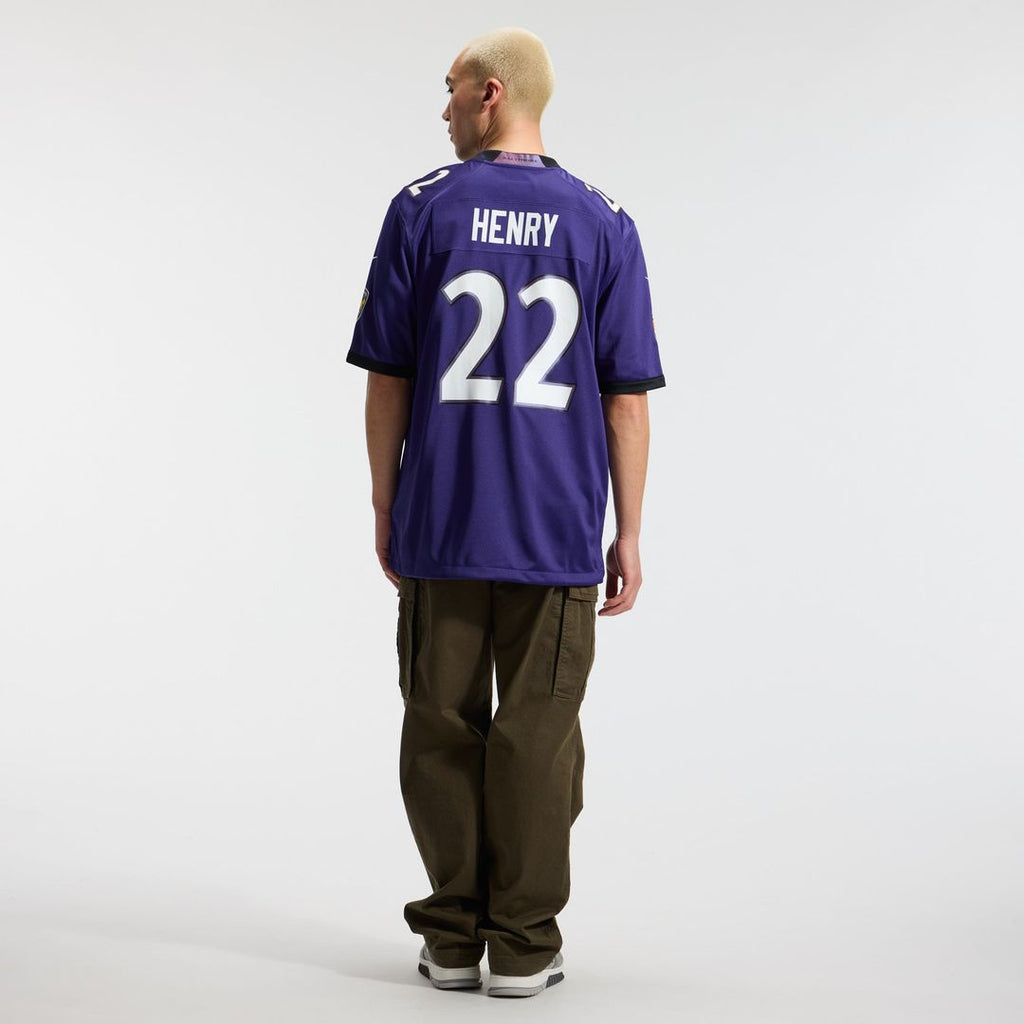 Men's Baltimore Ravens Derrick Henry Nike Purple Team Game Jersey