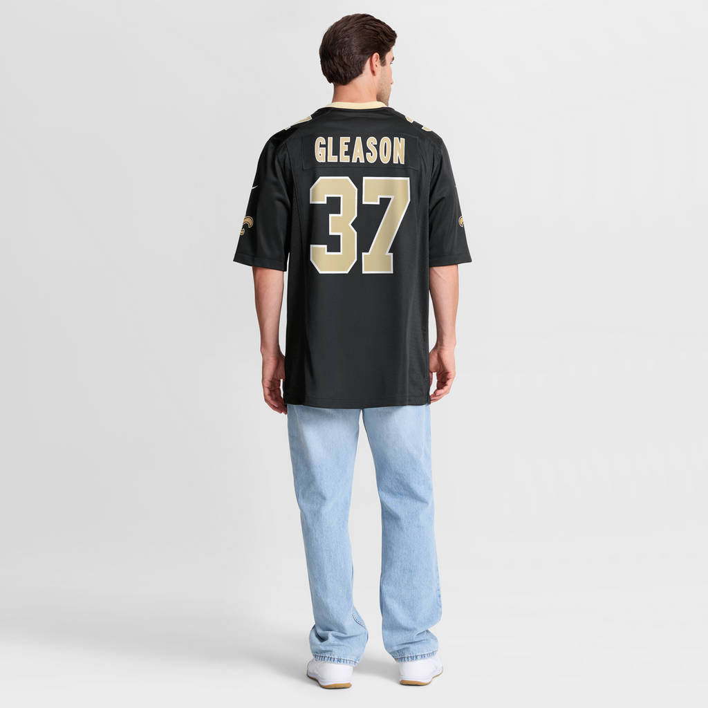 Men's New Orleans Saints Steve Gleason Nike Black Game Retired Player Jersey