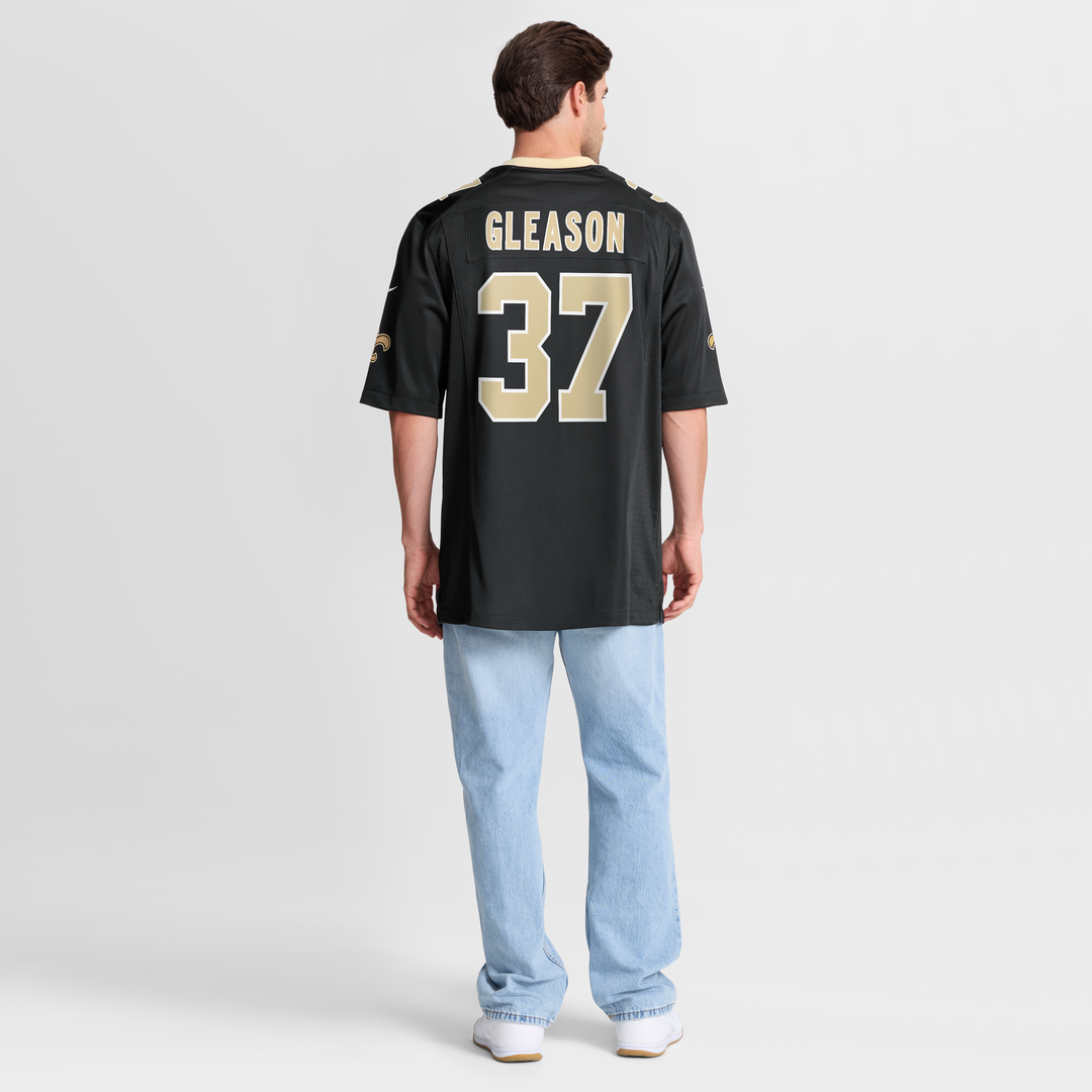 Men's New Orleans Saints Steve Gleason Nike Black Game Retired Player Jersey
