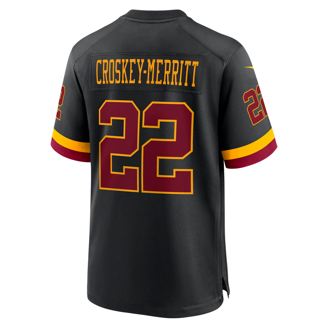 Men's Washington Commanders Jacory Croskey-Merritt Nike Burgundy Game Jersey