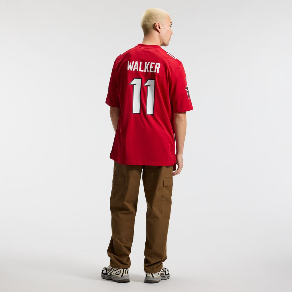 Men's Atlanta Falcons Jalon Walker Nike White Game Jersey