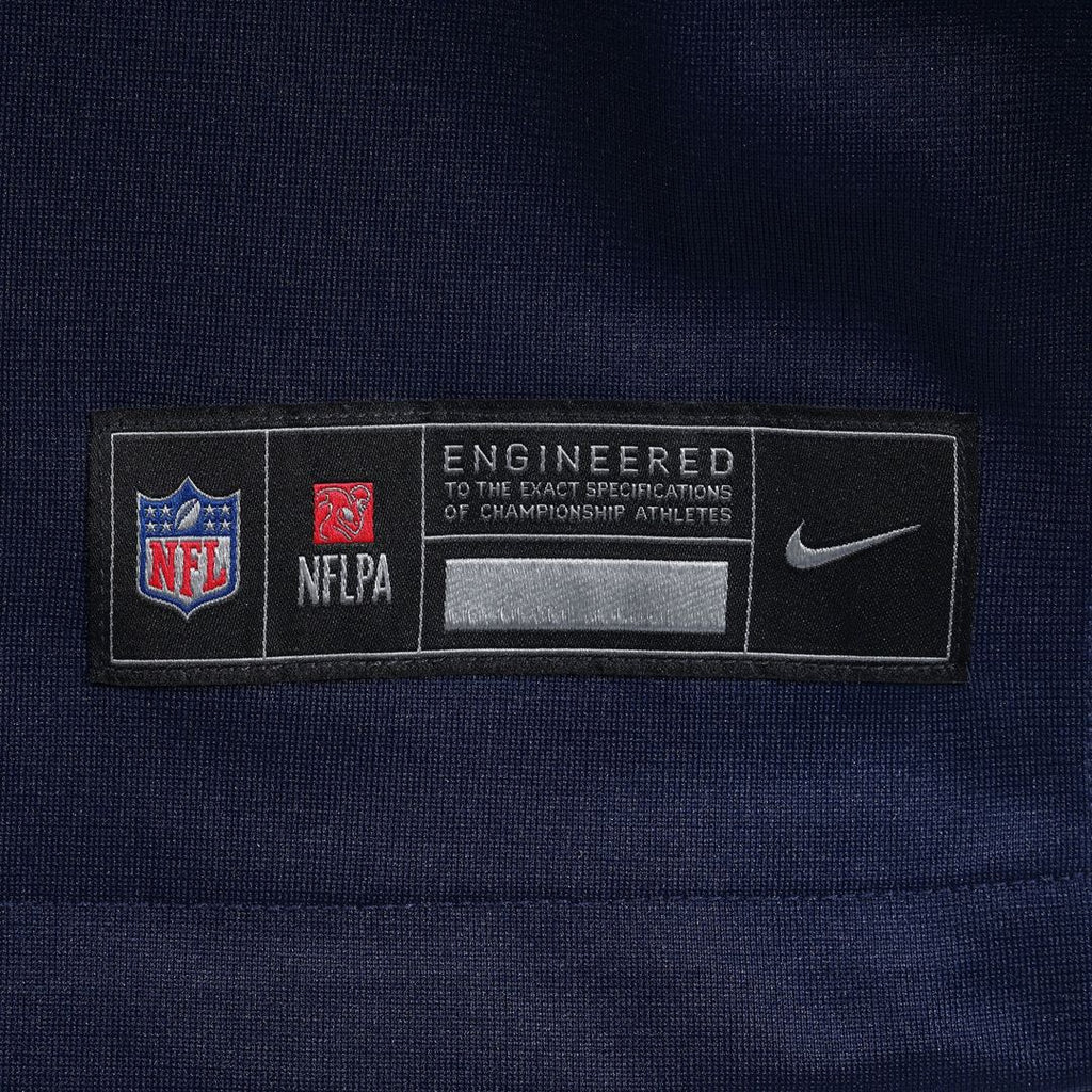 Men's New England Patriots John Hannah Nike Navy Game Retired Player Jersey