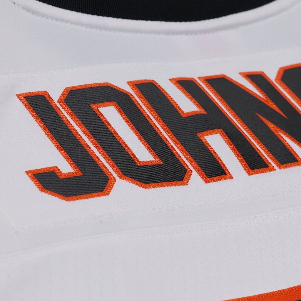 Men's Cincinnati Bengals Chad Johnson Mitchell & Ness White 2001 Legacy Replica Player Jersey