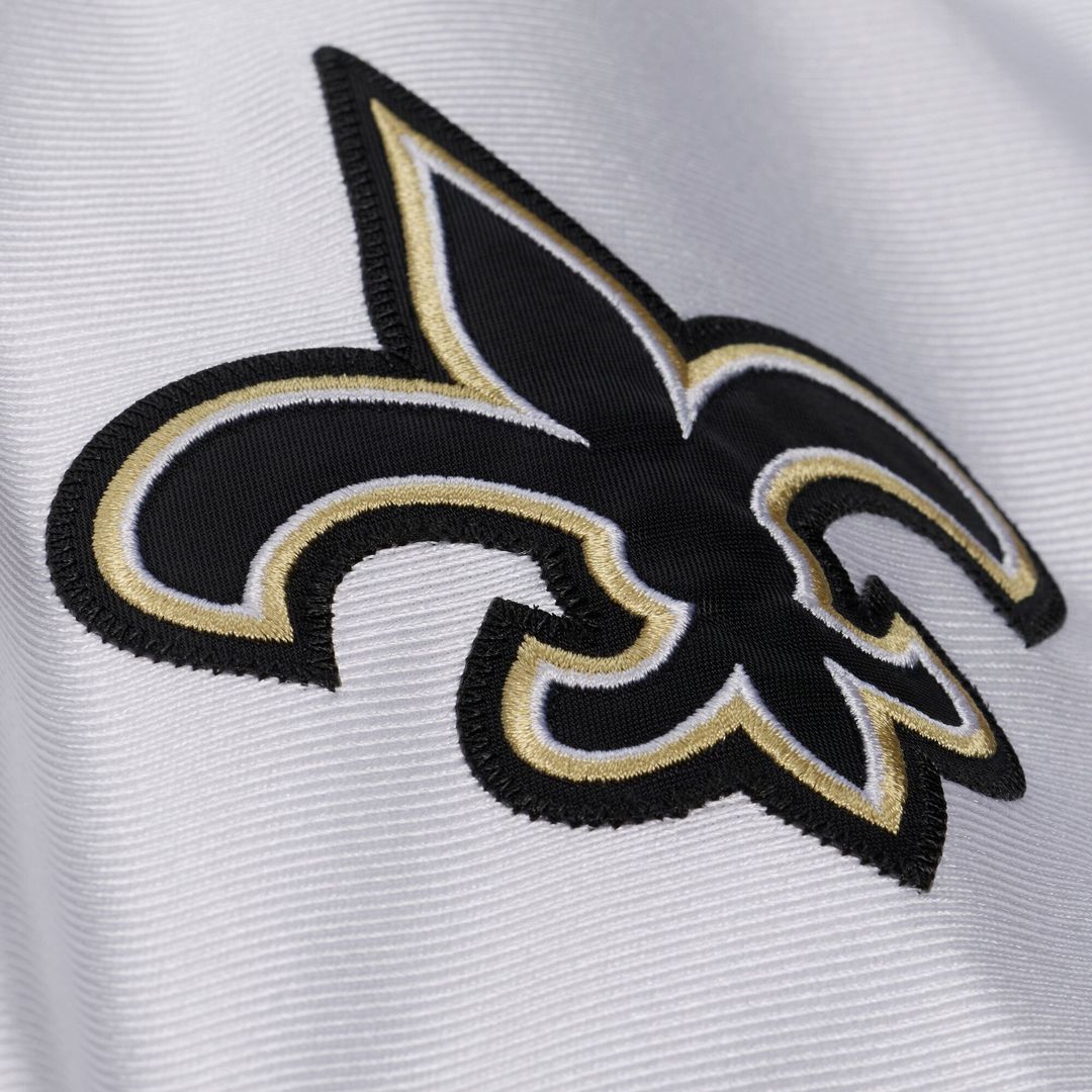 Men's New Orleans Saints Drew Brees Mitchell & Ness White Super Bowl XLIV Authentic Jersey