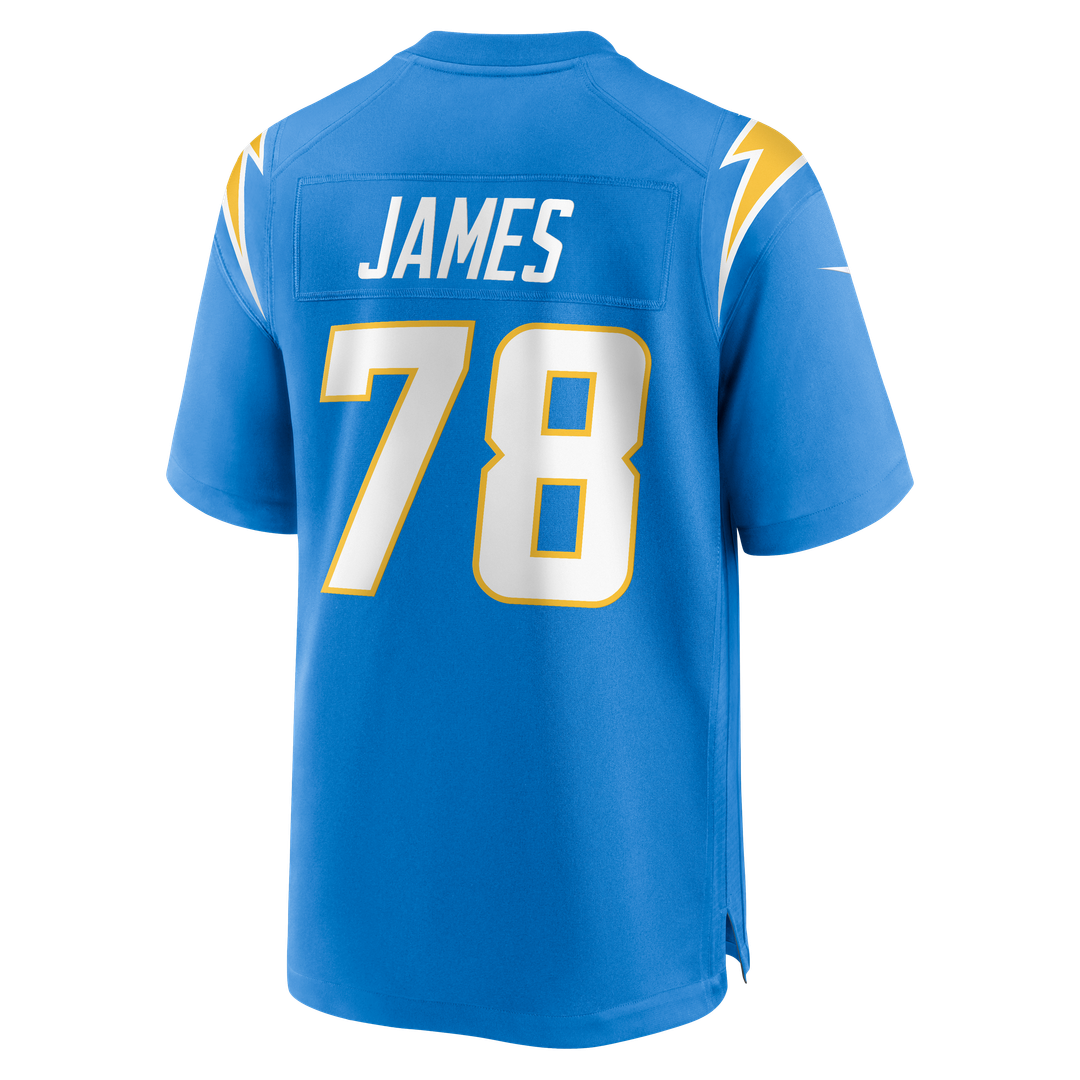 Men's Los Angeles Chargers Andre James Nike  Powder Blue Team Game Jersey