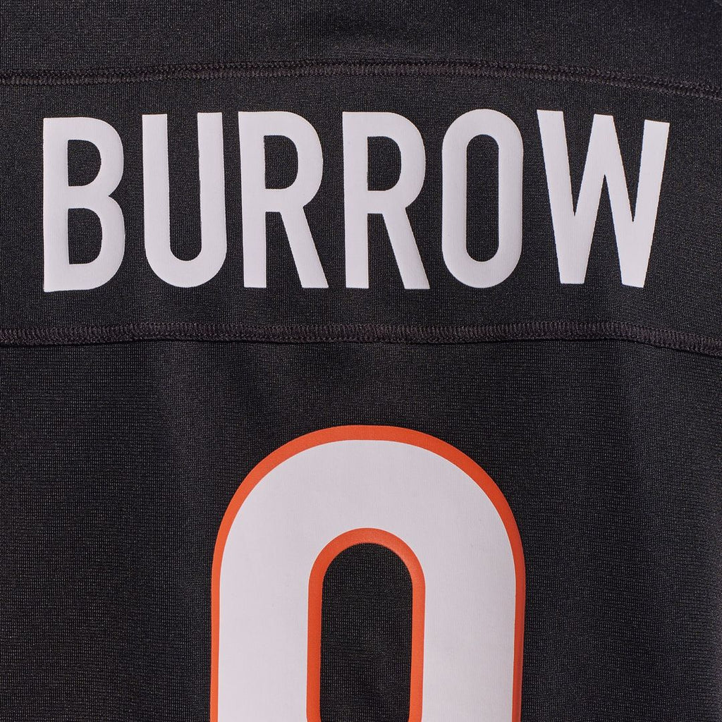 Men's Cincinnati Bengals Joe Burrow Nike Black Player Game Jersey