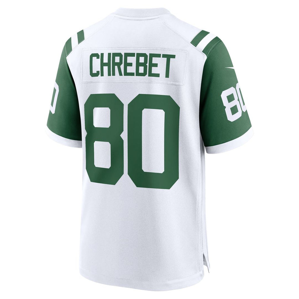 Men's New York Jets Wayne Chrebet Nike White Retired Player Alternate Game Jersey