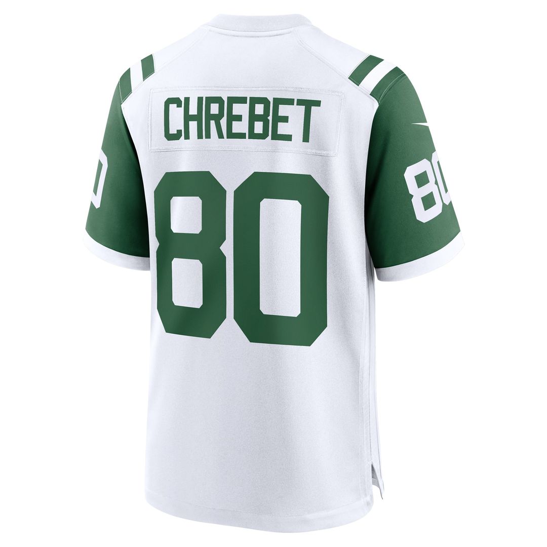 Men's New York Jets Wayne Chrebet Nike White Retired Player Alternate Game Jersey