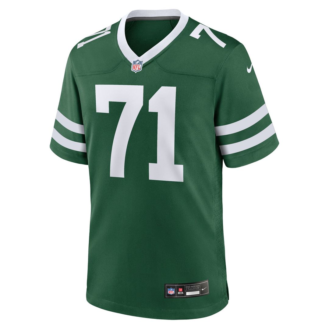 Men's New York Jets Josh Myers Nike Legacy Green Team Game Jersey