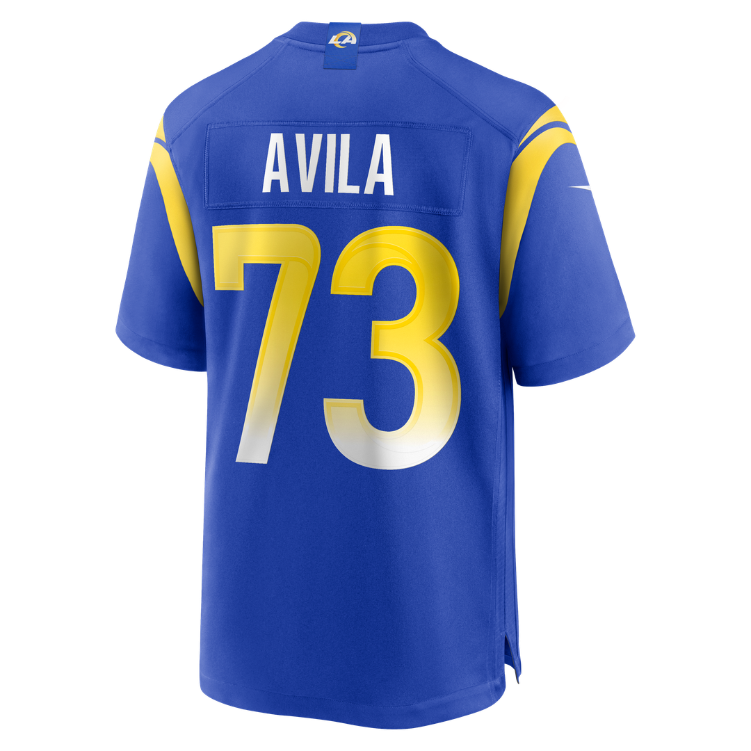 Men's Los Angeles Rams Steve Avila Nike Royal Home Game Jersey