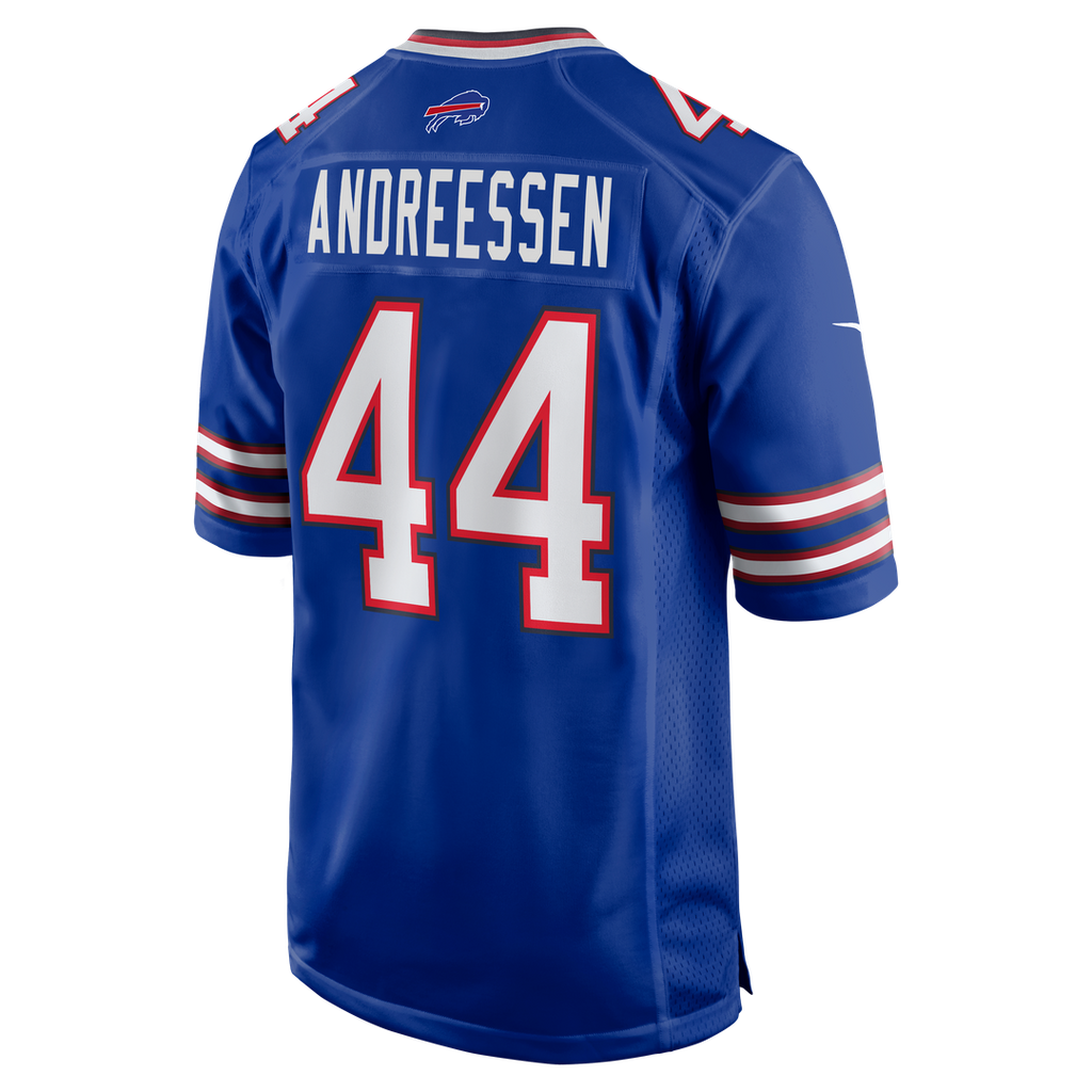 Men's Buffalo Bills Joe Andreessen Nike  Royal Game Jersey