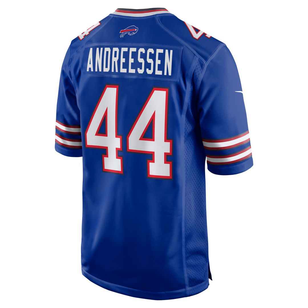 Men's Buffalo Bills Joe Andreessen Nike  Royal Game Jersey
