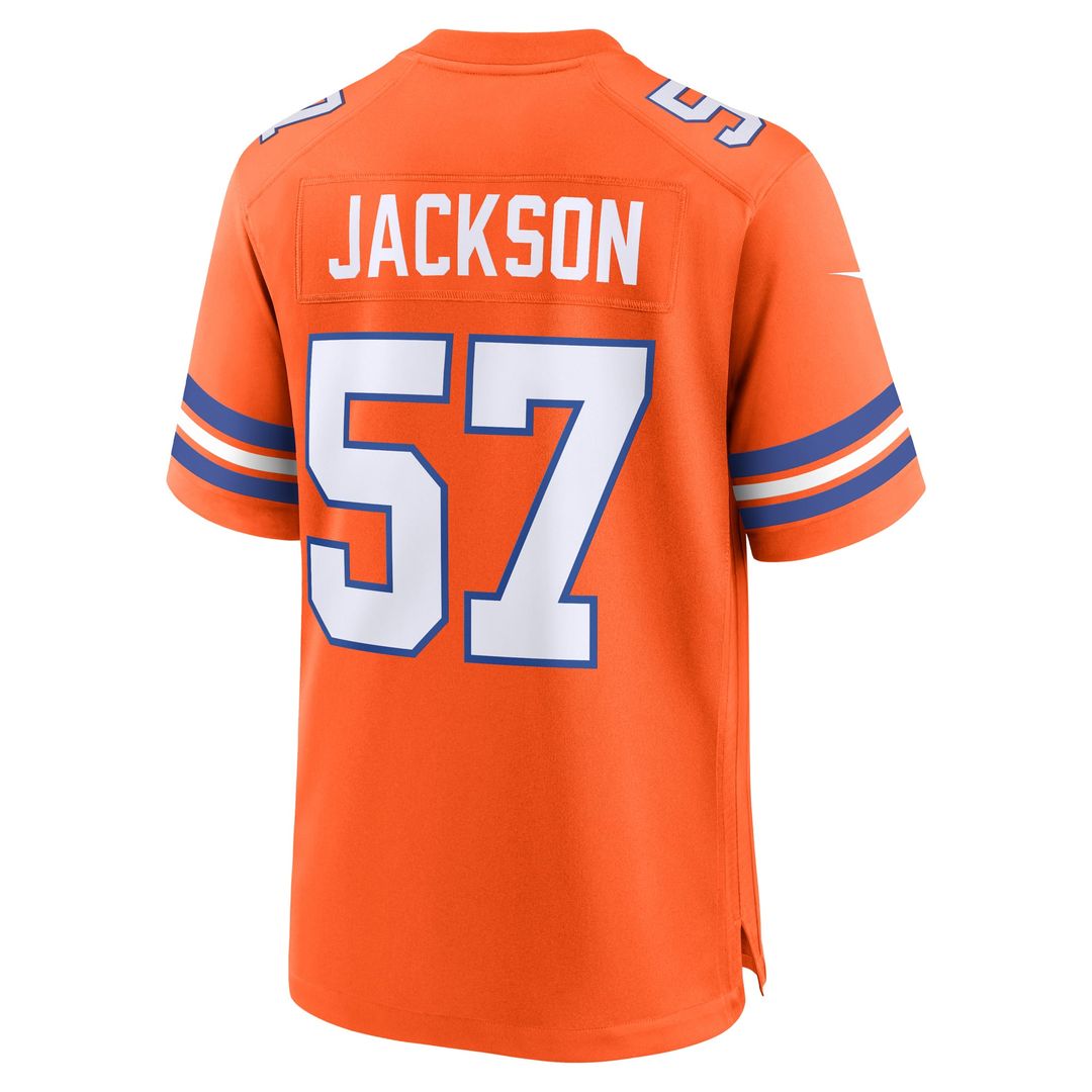 Men's Denver Broncos Tom Jackson Nike Orange Retired Player Alternate Game Jersey